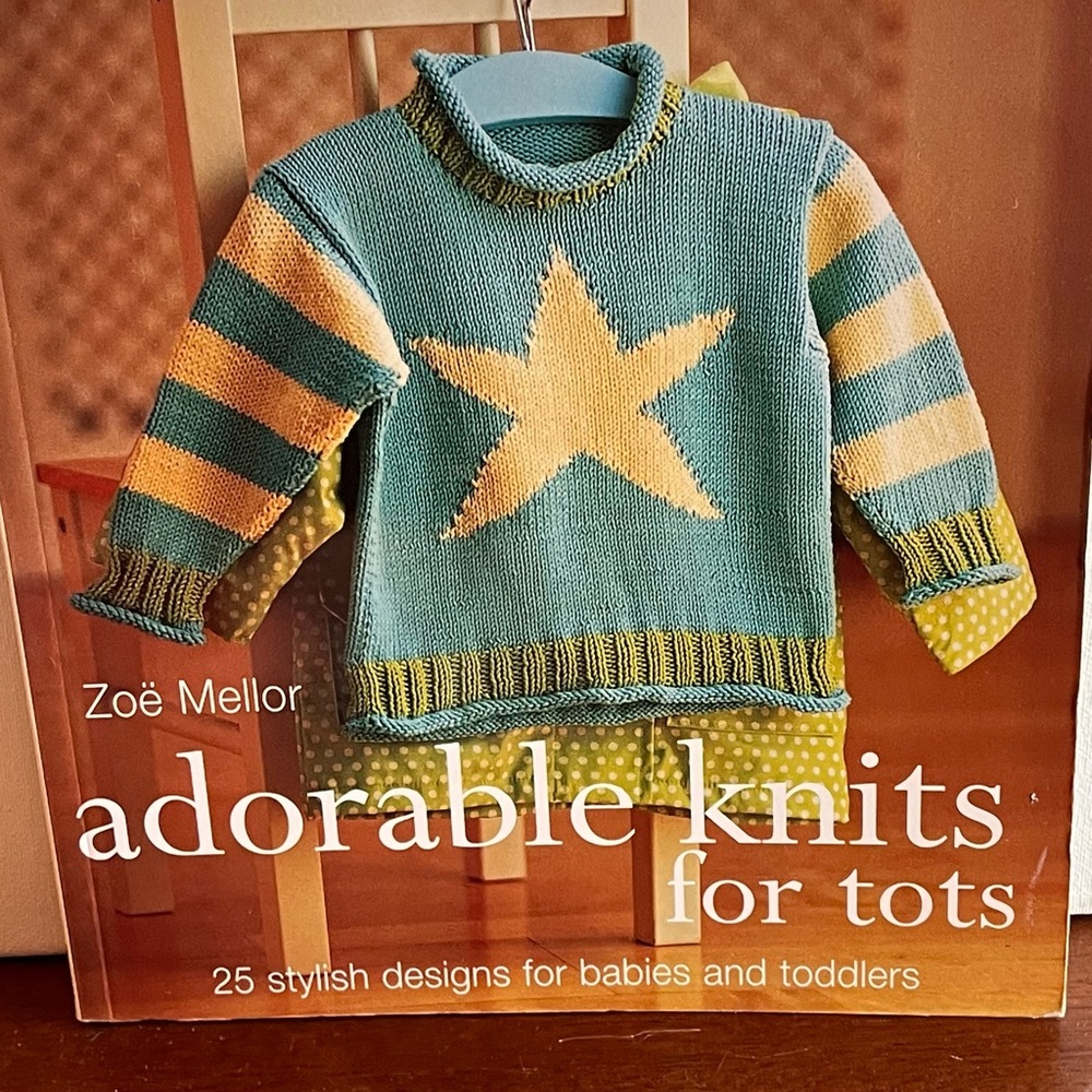 Two Knitting Books: Adorable Knits for Tots Z Mellor, Minnow Knits Too Jil Eaton